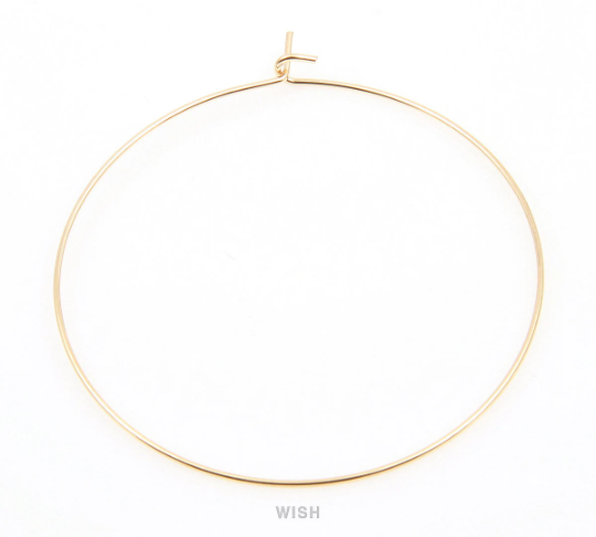 10pcs Hoop Earrings in Gold, Hoop Earrings / FG-003-E