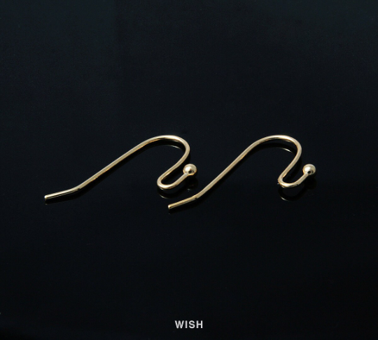 Ball Hook Earrings in Gold, Ball Hook Earrings / FG-007-E (10 pcs)