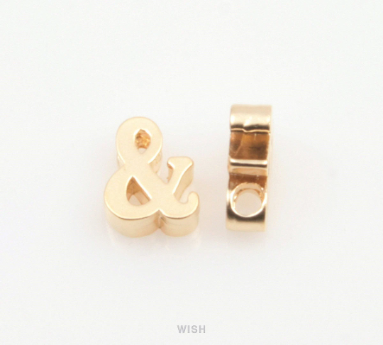 Ampersand Letter in Matte Gold / MMG-001-B (&)
