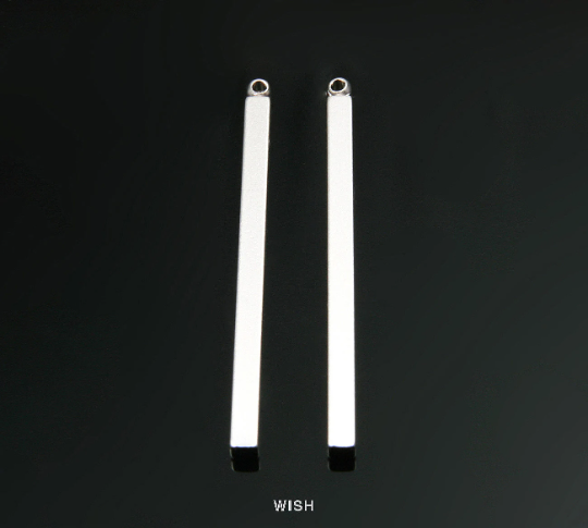 Large Bar Pendant in Matte Gold, Stick Charm / MMG-299-P (4pcs)