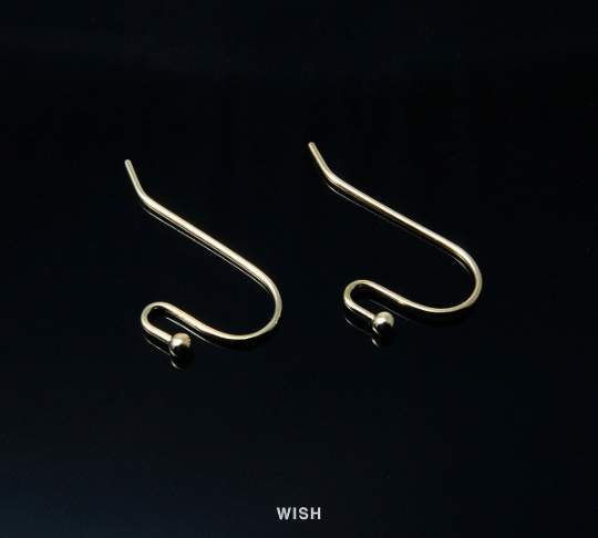 Ball Hook Earrings in Rhodium, Ball Hook Earrings / FRH-007-E (10 pcs)