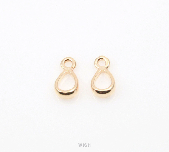 Pendant Bail in Rhodium, Pendant Bail / FRH-025-B (10pcs)