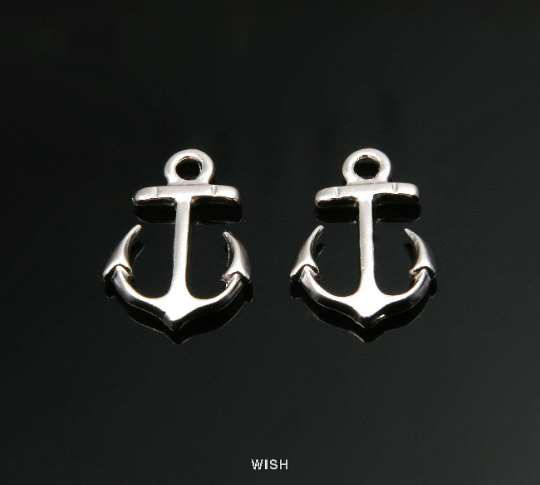 Anchor Pendant in Matte Gold, Small Anchor / MMG-296-P (4pcs)