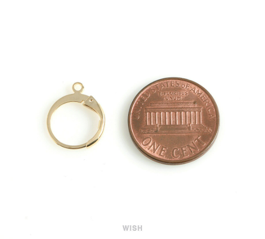 6pcs Clip Hoop Earrings in Gold, Sleeper Hoop Earrings /FG-006-E