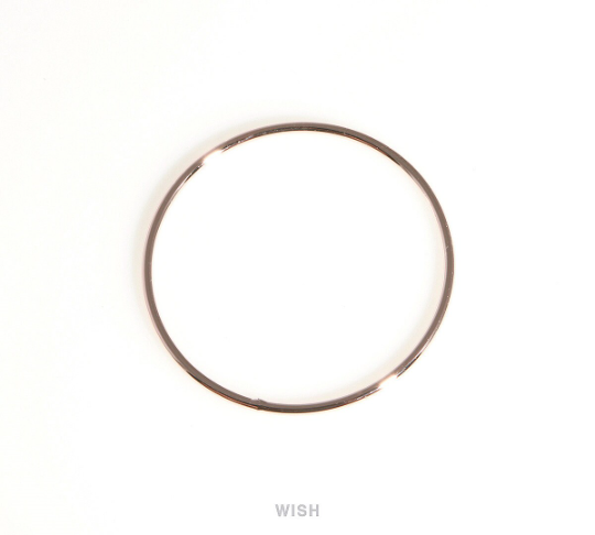 Open Circle Pendant in Gold, Open Circle Charm / MG-419-P (4pcs)