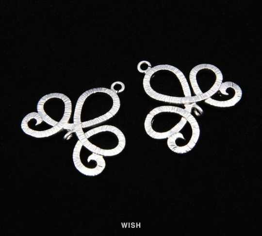 Lotus Connectors in Matte Gold, Lotus Emblem Charms / MMG-115-P