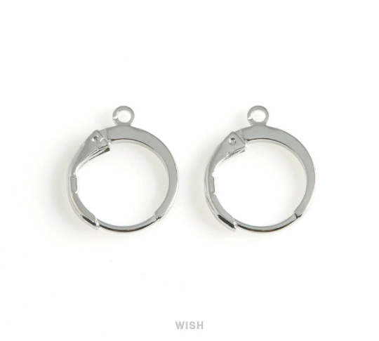 6pcs Clip Hoop Earrings in Gold, Sleeper Hoop Earrings /FG-006-E