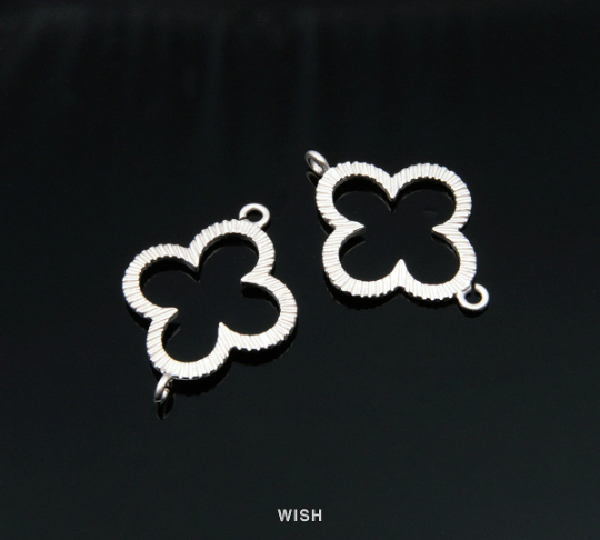 Clover Connectors in Matte Gold, Clover Charms / MMG-121-C