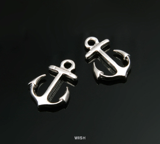 Anchor Pendant in Matte Gold, Small Anchor / MMG-296-P (4pcs)