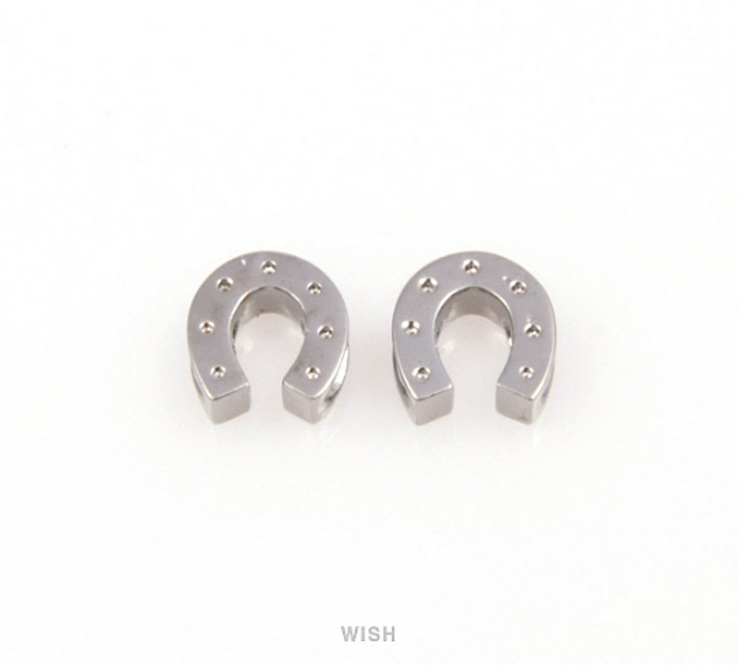 Horseshoe Pendants in Rose Gold, Horseshoe Beads / MRG-066-B