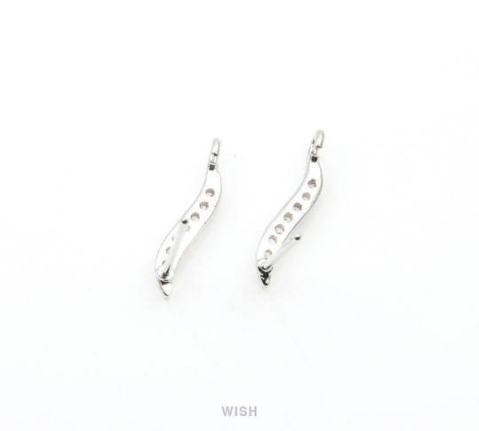 7 Cubic Zirconia Stud Earrings in Gold, Cubic Zirconia Studs / CG-064-E