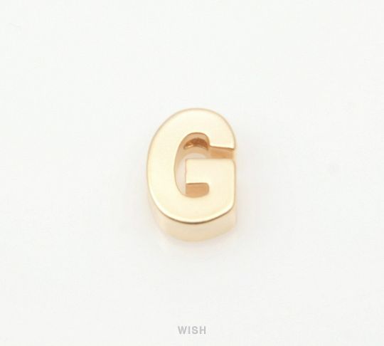 Upper Case Letter "G" in Matte Gold, Capital Letter "G"  / MMG-001-B (G)