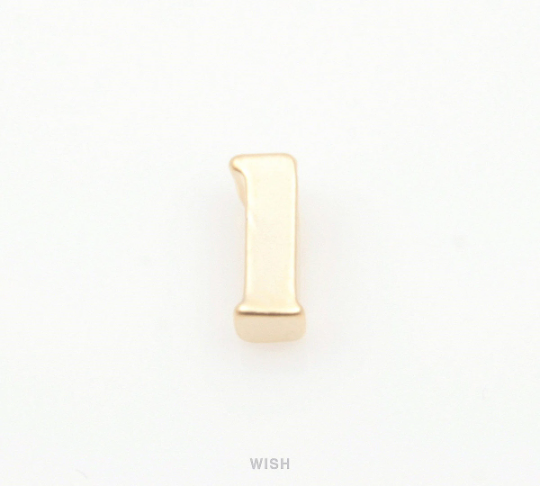 Lower Case Letter "l" in Matte Gold, Small Letter "l" / MMG-002-B (l)