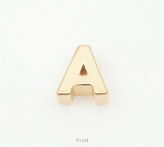 Upper Case Letter "A" in Matte Gold, Capital Letter "A" / MMG-001-B (A)