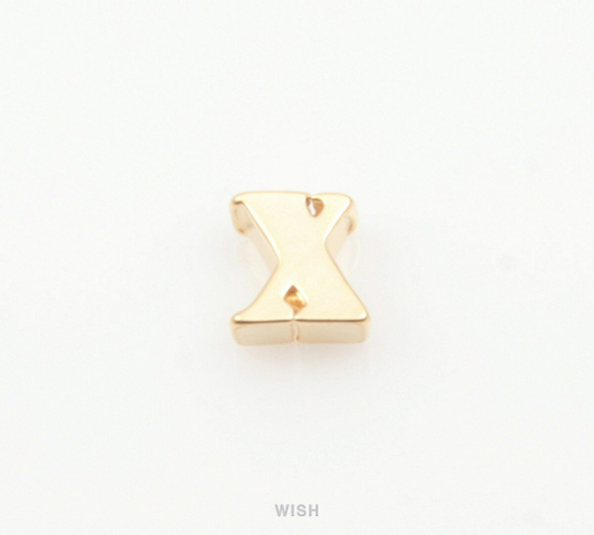 Lower Case Letter "x" in Matte Gold, Small Letter "x"/ MMG-002-B (x)