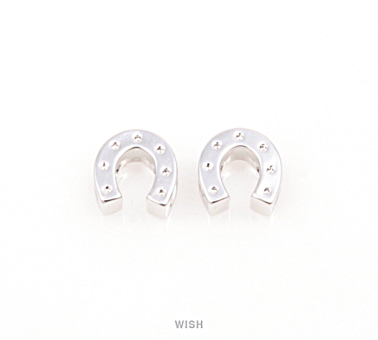 Horseshoe Pendants in Gold, Horseshoe Beads / MG-066-B