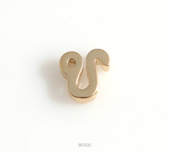 Leo Zodiac Sign Charms in Matte Gold, Zodiac Beads / MMG-599-B