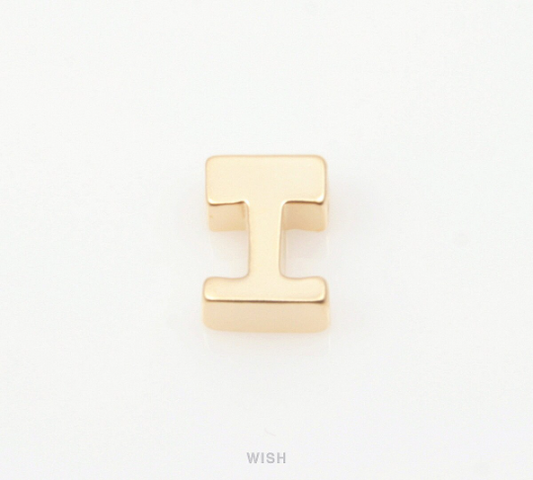 Upper Case Letter "I" in Matte Gold, Capital Letter "I" / MMG-001-B