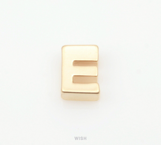 Upper Case Letter "E" in Matte Gold, Capital Letter "E" / MMG-001-B (E)