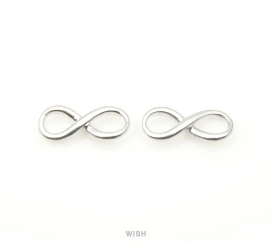 Infinity Pendants in Matte Rhodium, Infinity Charm /MMRH-155-P