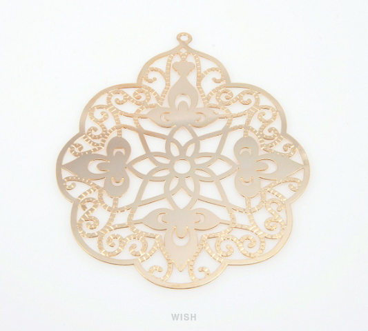 Gothic Theme Pendants in Gold, Gothic Charm / MG-150-P