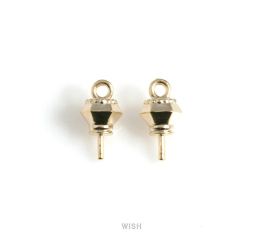 Streetlight Pendants in Matte Gold, Streetlamp Charm /MMG-537-P