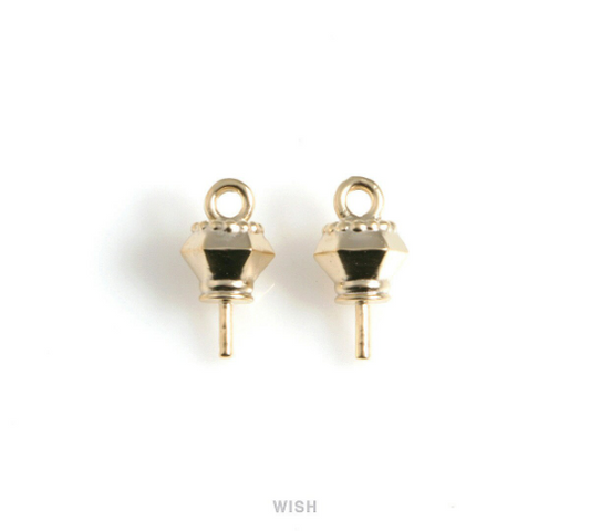 Streetlight Pendants in Matte Gold, Streetlamp Charm /MMG-537-P