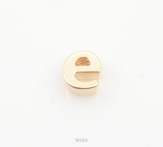 Lower Case Letter "e" in Matte Gold, Small Letter "e" / MMG-002-B (e)