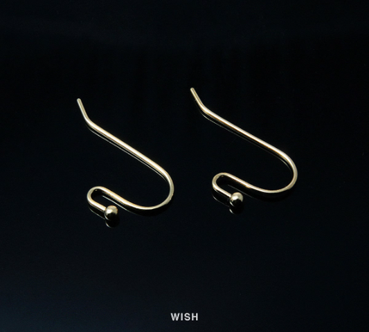 Ball Hook Earrings in Gold, Ball Hook Earrings / FG-007-E (10 pcs)