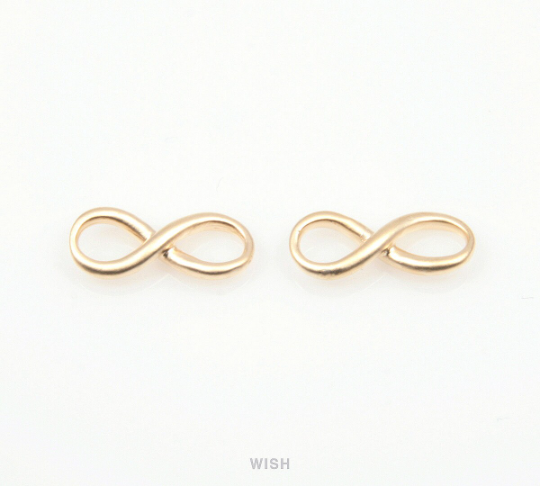 Infinity Pendants in Matte Gold, Infinity Charm / MMG-155-P
