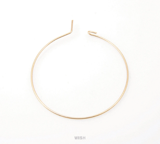 Hoop Earrings in Gold, Hoop Earrings / FG-010-E (10 pcs)