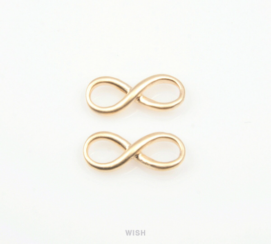 Infinity Pendants in Matte Gold, Infinity Charm / MMG-155-P