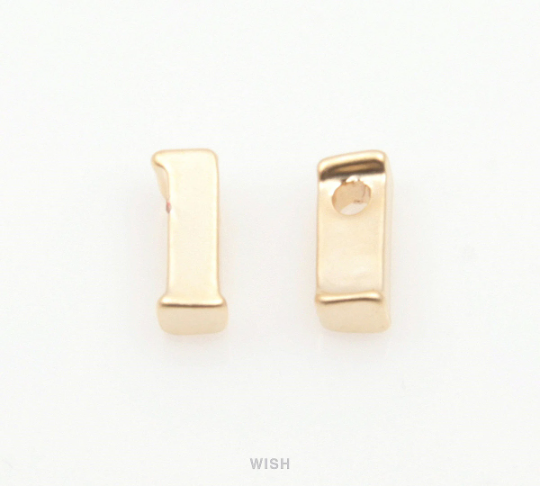 Lower Case Letter "l" in Matte Gold, Small Letter "l" / MMG-002-B (l)