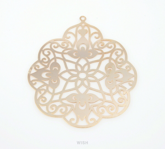 Gothic Theme Pendants in Gold, Gothic Charm / MG-150-P