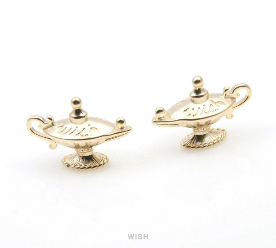 Aladdin Oil Lamp Pendants in Matte Gold, Genie Aladdin Oil lamp Jafar Light / MMG-335-P