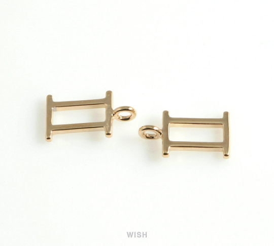 Gemini Zodiac Sign Pendants in Rose Gold, Zodiac Charm / MRG-453-GE