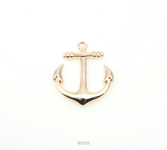 Large Anchor Pendants in Gold, Anchor Charms/ MG-144-P