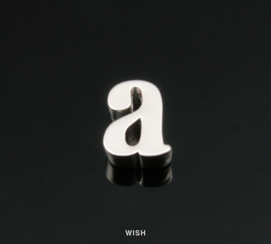 Lower Case Letter "a" in Matte Gold, Small Letter "a" / MMG-002-B (a)