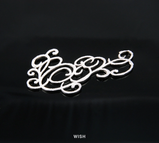 Geometric Pendants in Matte Rhodium, Geometric Charms / MMRH-129-P