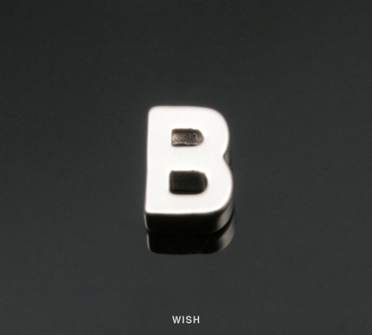 Upper Case Letter "B" in Matte Gold, Capital Letter "B" / MMG-001-B (B)