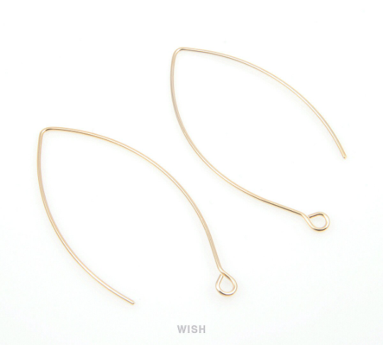 Hook Earrings in Gold, Hook Earrings / FG-004-E