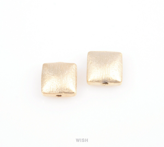 Square Beads Pendants in Matte Rhodium, Square Beads / MMRH-062-B