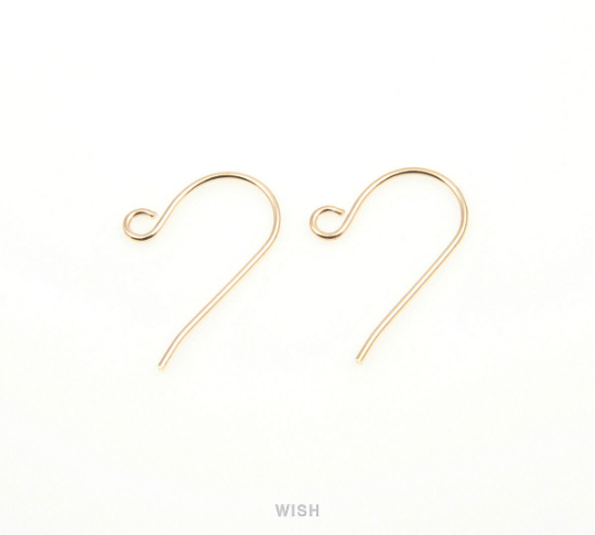 20pcs Loop Fish Hook Earrings in Rhodium, Fish Hook Earrings / FRH-008-E