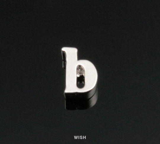 Lower Case Letter "b" in Matte Gold, Small Letter "b" / MMG-002-B (b)