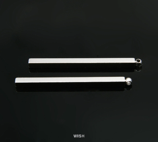 Large Bar Pendant in Matte Gold, Stick Charm / MMG-299-P (4pcs)