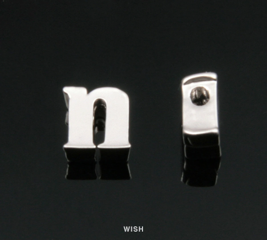 Lower Case Letter "n" in Matte Gold, Small Letter "n" / MMG-002-B (n)