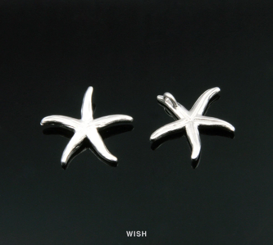 Starfish Pendant in Matte Gold, Starfish Charm / MMG-200-P