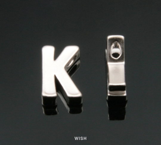 Upper Case Letter "K" in Matte Gold, Capital Letter "K" / MMG-001-B (K)