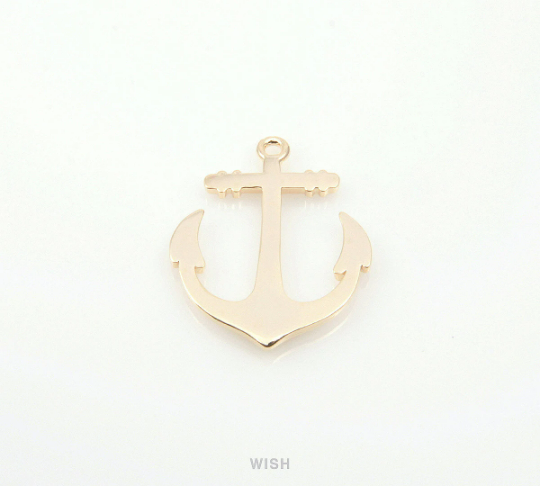 Large Anchor Pendants in Gold, Anchor Charms/ MG-144-P