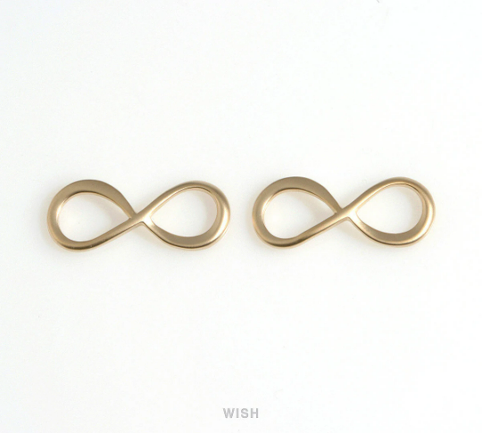 Infinity Pendants in Matte Rhodium, Infinity Circle Charm /MMRH-640-P